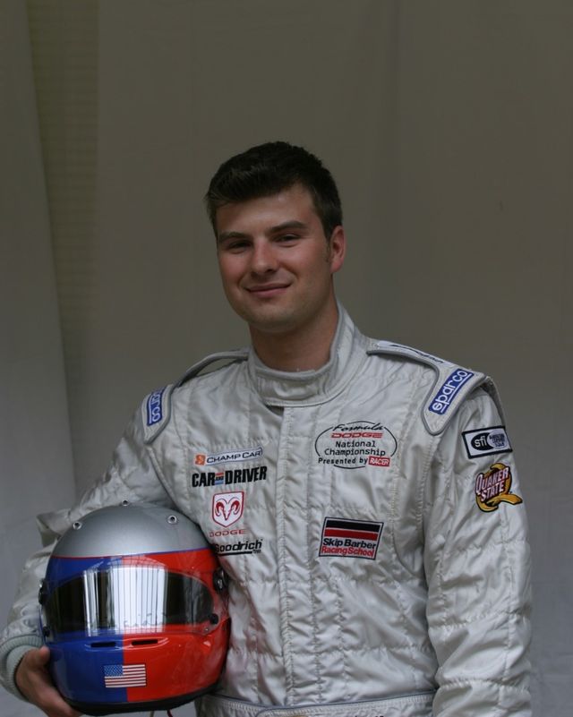 Robin Warner in Racing Suit