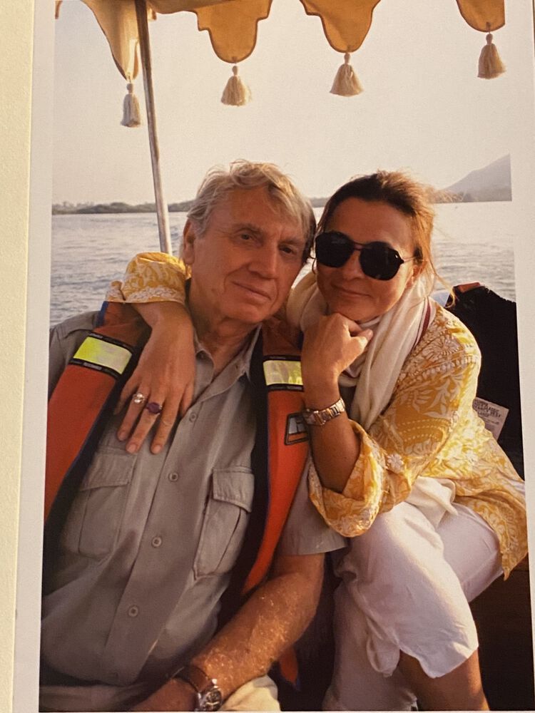 don and catherine in udaipur, photographed by their son max