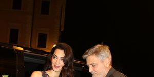 Amal Clooney Tartan outfit