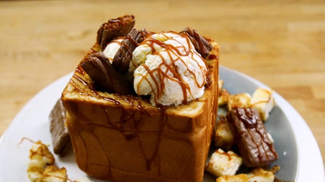 vegemite ice cream toast