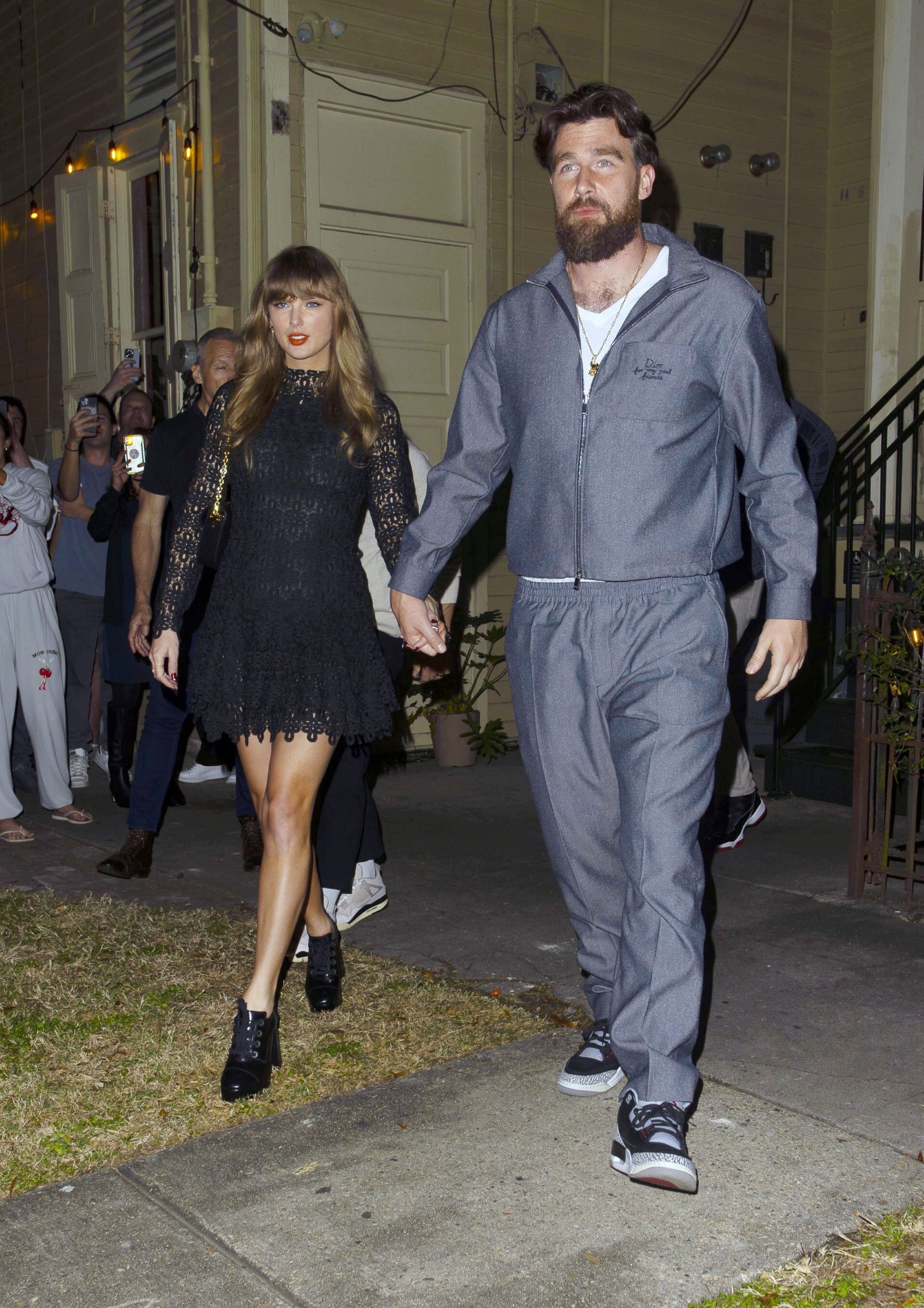 Taylor Swift and Travis Kelce Dress Up for Date Night in New Orleans