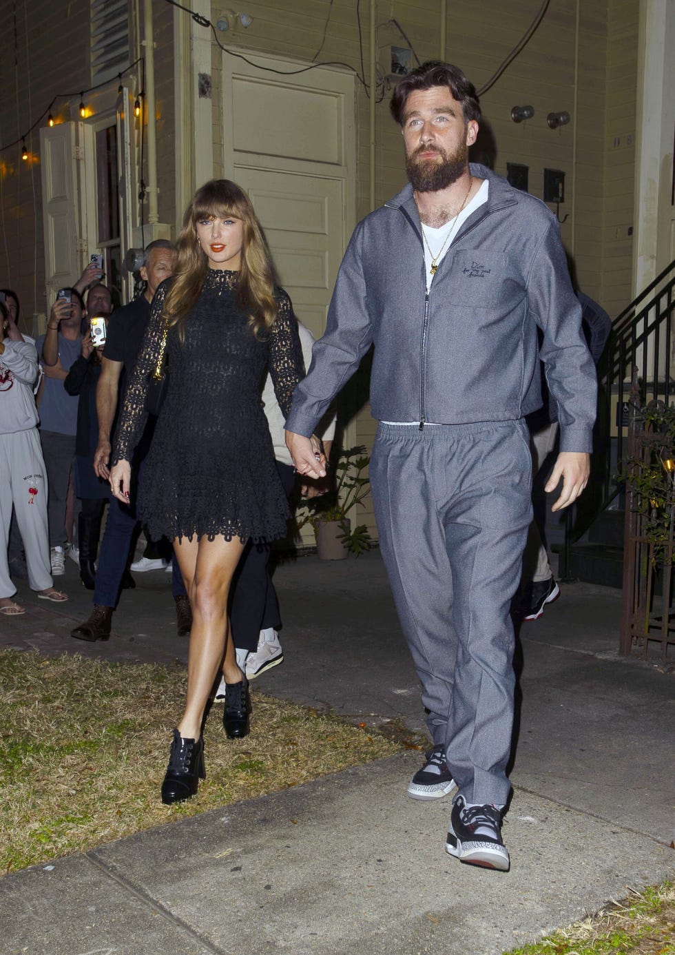 taylor swift and travis kelce in new orleans