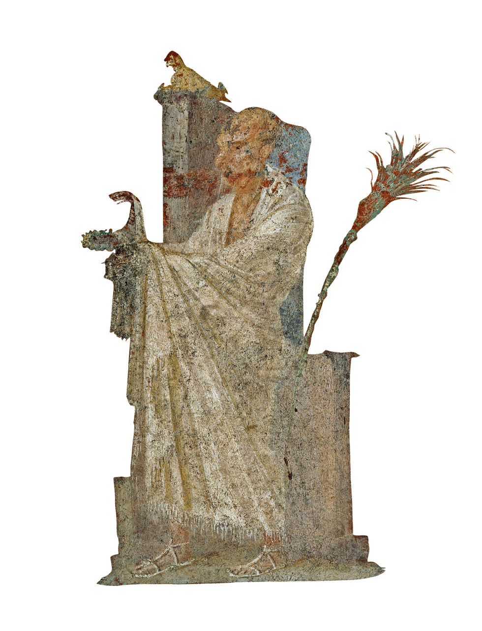 Isispriester De voorgangers in de eredienst van de godin moesten zich houden aan strikte eisen van rituele zuiverheid Fresco uit de tempel in Pompe