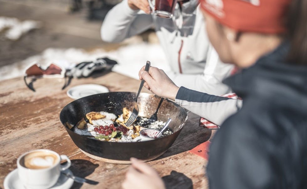 Kaiserschmarrn is een typisch ZuidTiroolse lekkernij