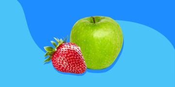 Natural foods, Fruit, Accessory fruit, Seedless fruit, Food, Plant, Apple, Strawberries, Vegan nutrition, Strawberry, 