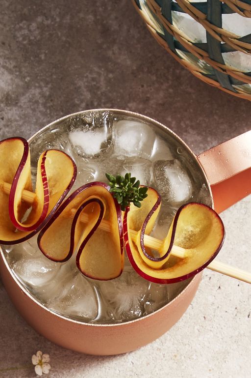 thyme plum moscow mule