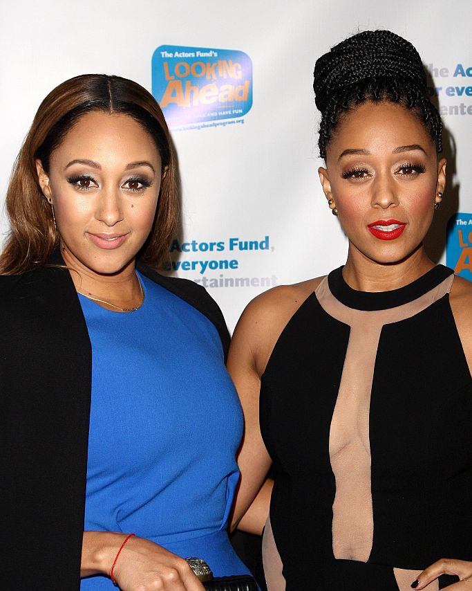 Hollywood, CA - December 4 - Actresses Tamera Mowry and Tia Mowry attend the Actors Fund 2014 Looking Head Awards at Taglian Cultural Complex in Hollywood, California on December 4, 2014. Photo by Tommaso Bodywire Images