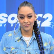 tia mowry sonic the hedgehog 2 family day at paramount pictures studios lot