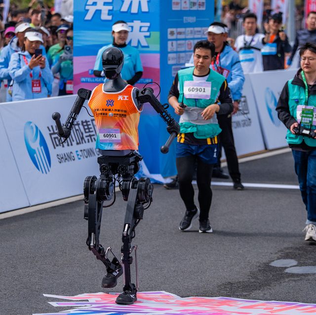 beijing showcases world's first humanoid half marathon
