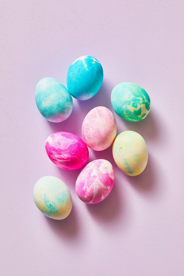 tie dye easter eggs