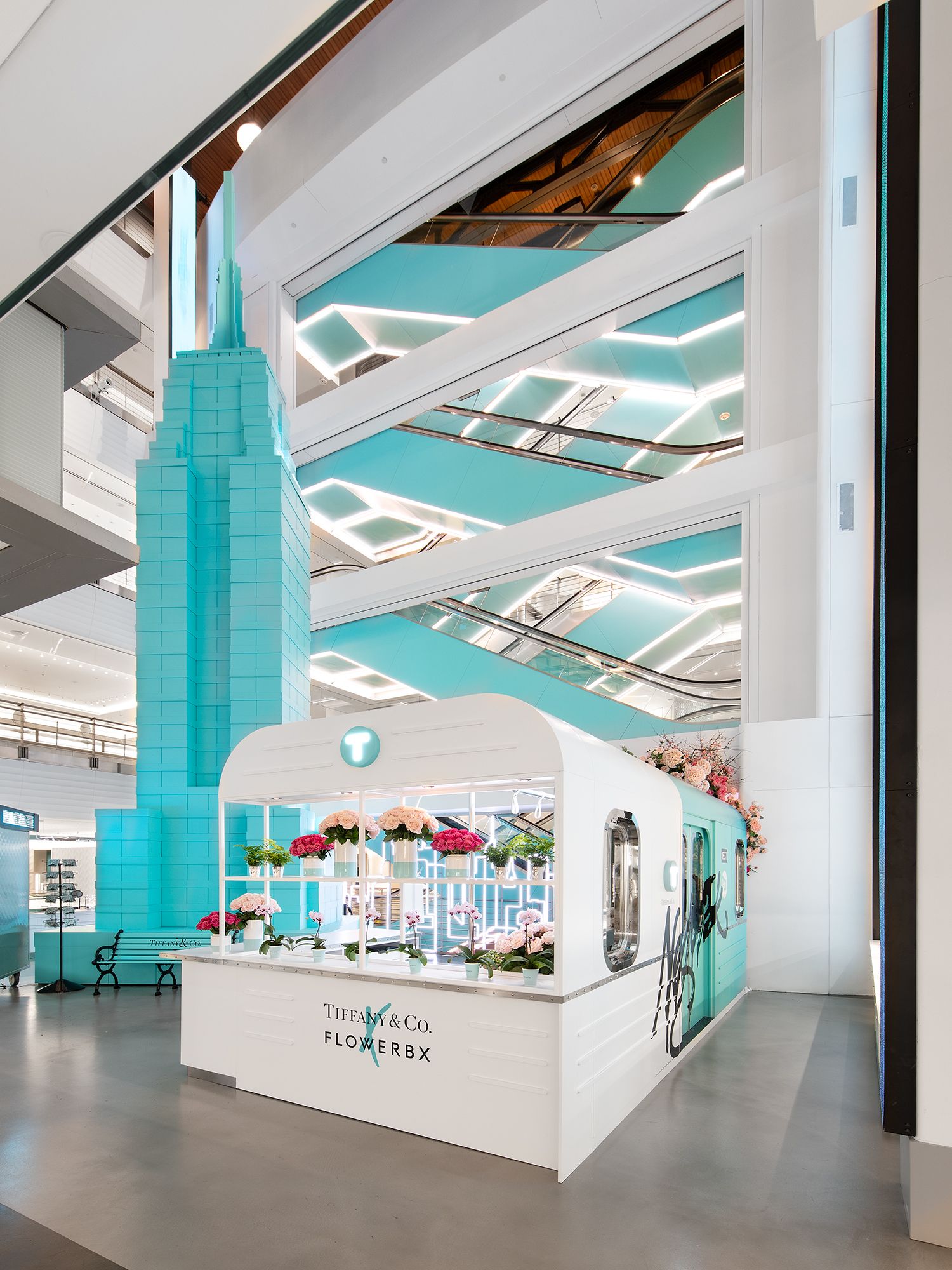 Tiffany & Co. X FLOWERBX - See Inside The Tiffany's Next Door Pop-Up