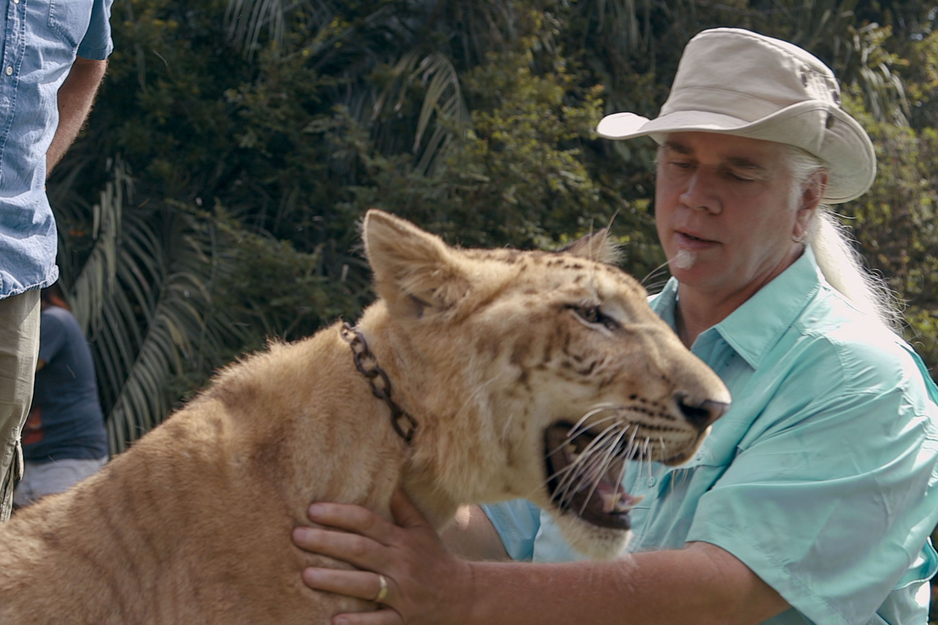 tiger king hat with hair