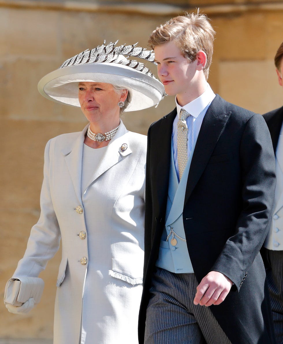tiggy pettifer and tom pettifer attend the wedding of prince harry to ms meghan markle