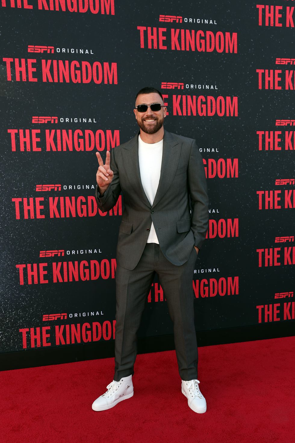 Travis Kelce na pokazie Kingdom