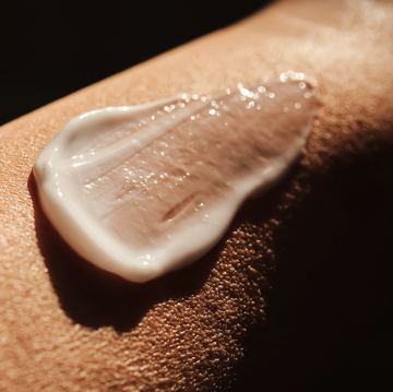 a close up of lotion