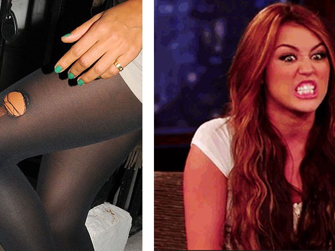 19 thoughts every girl has when wearing tights