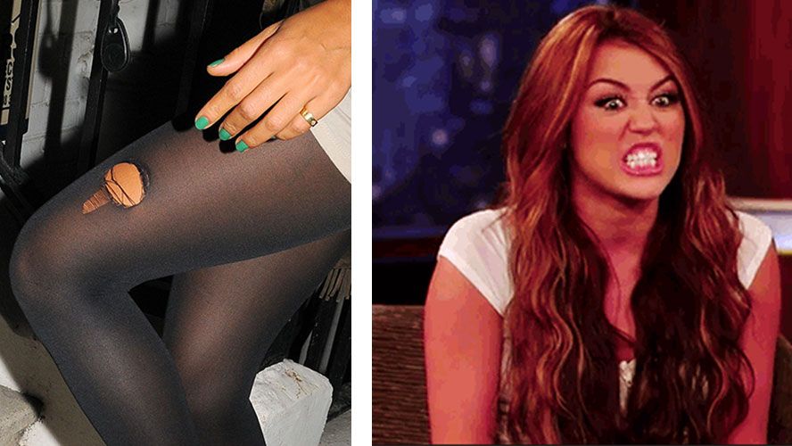 19 thoughts every girl has when wearing tights