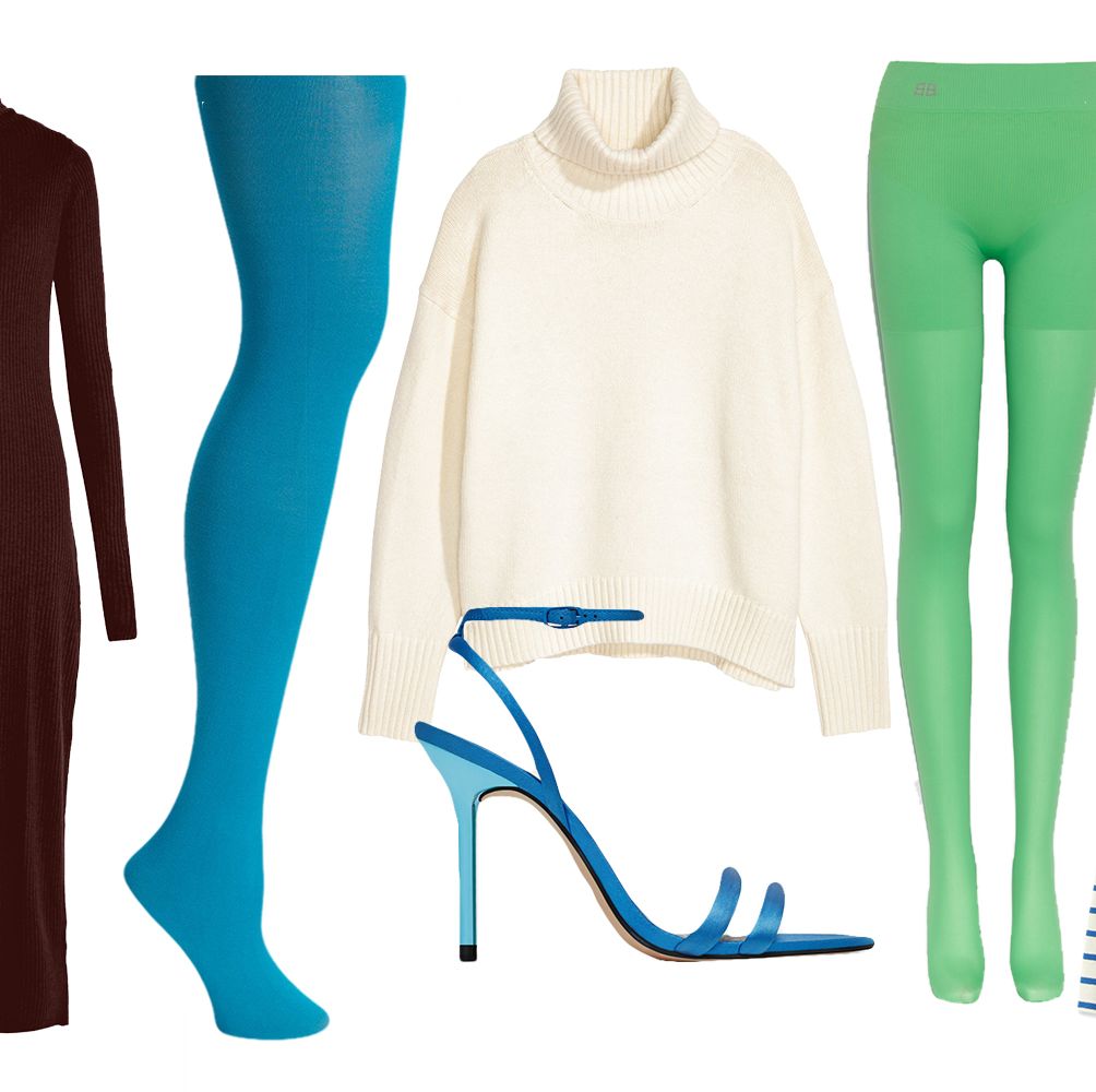 5 Adult Ways to Wear Colored Tights That Aren't Reminiscent of
