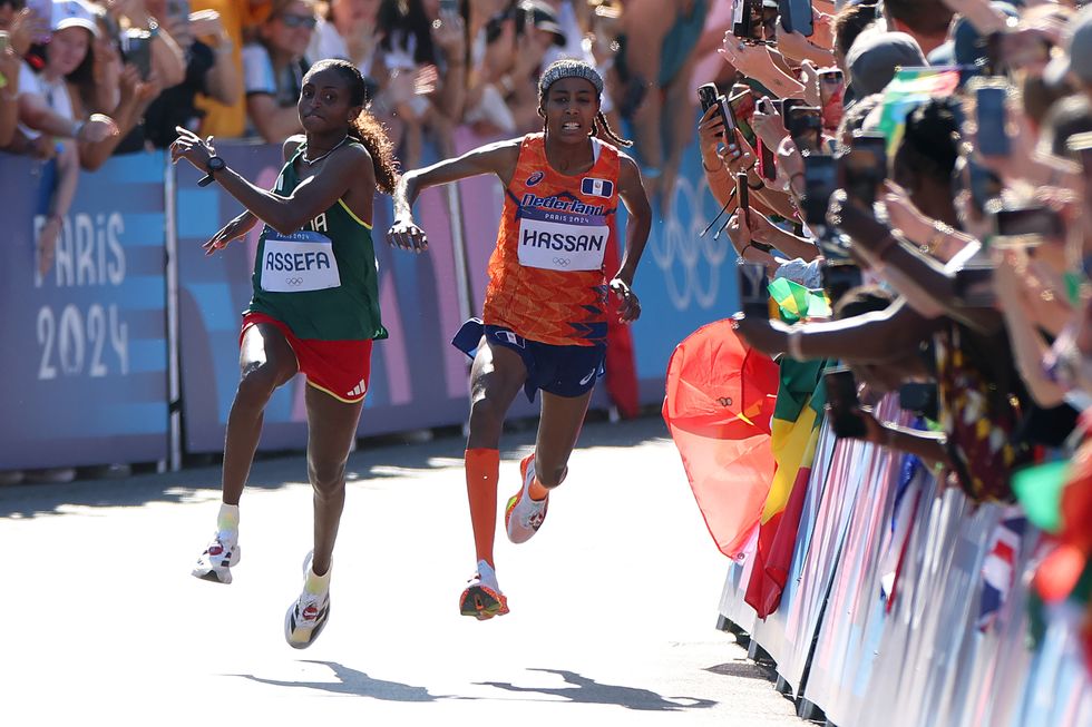 athletics marathon olympic games paris 2024: day 16