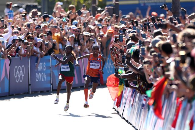 athletics marathon olympic games paris 2024: day 16