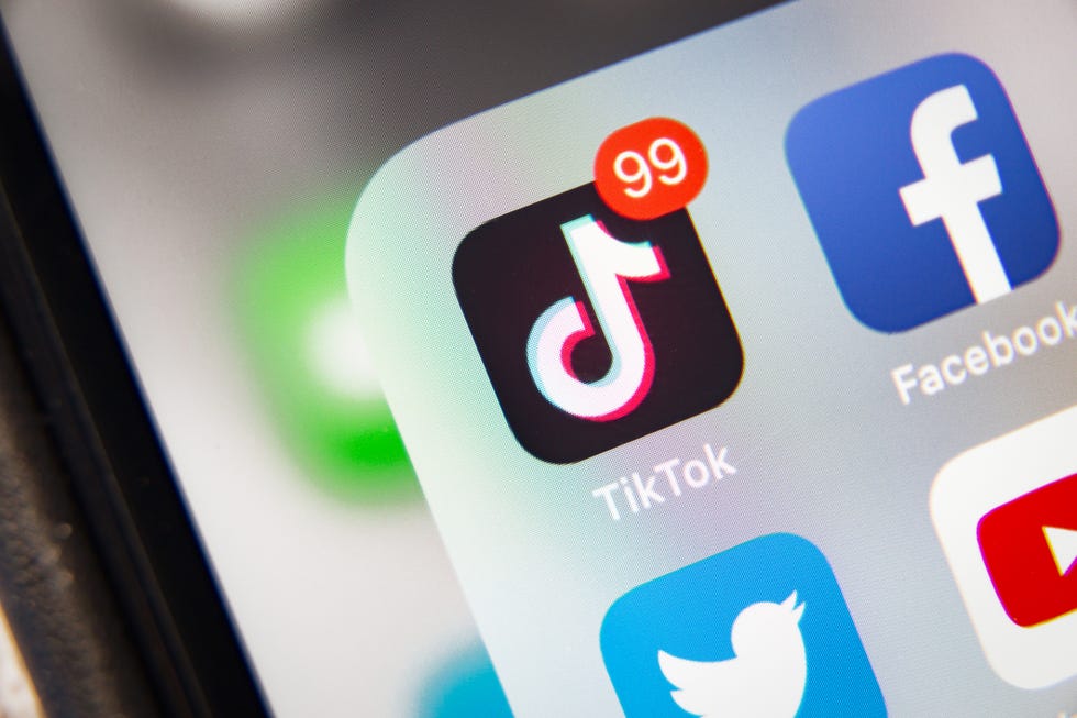 aplicación de tik tok en el móvil