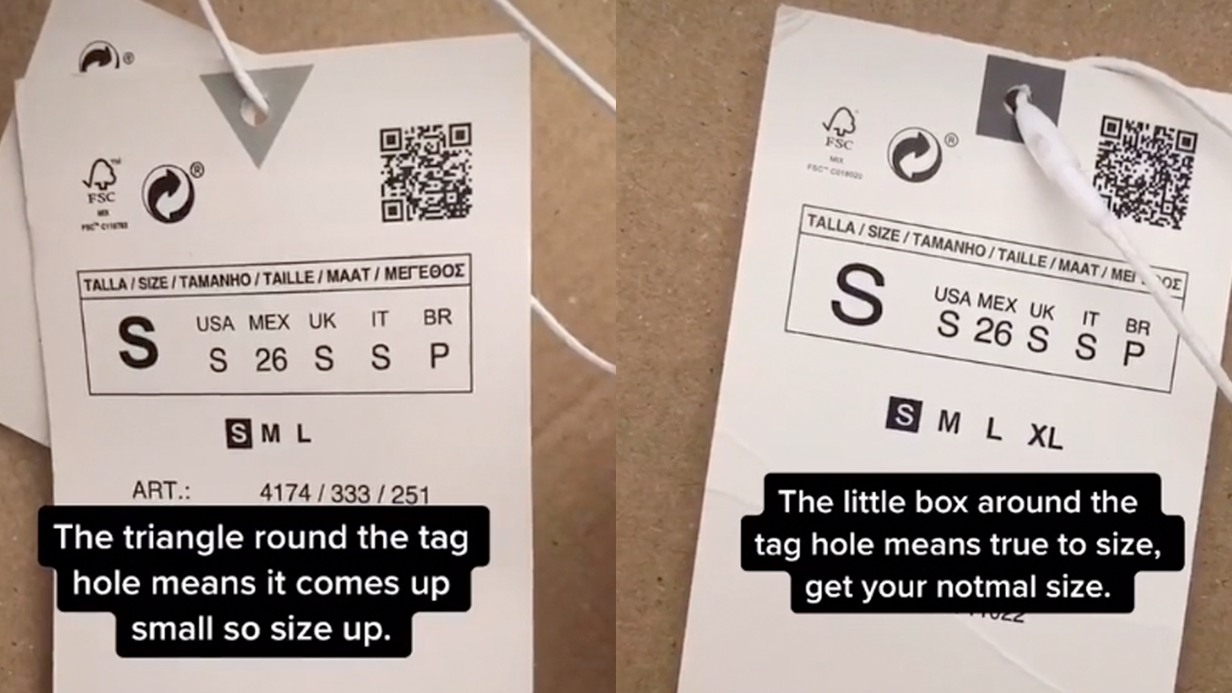 Zara employees share 'hidden meaning' behind symbols on clothing