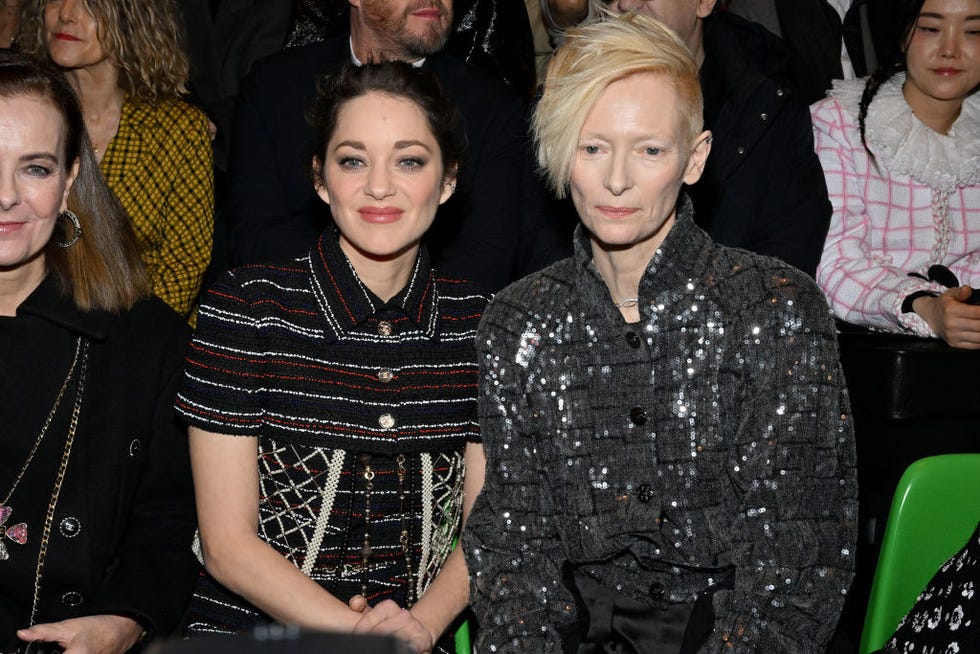 tilda swinton paris fashion week