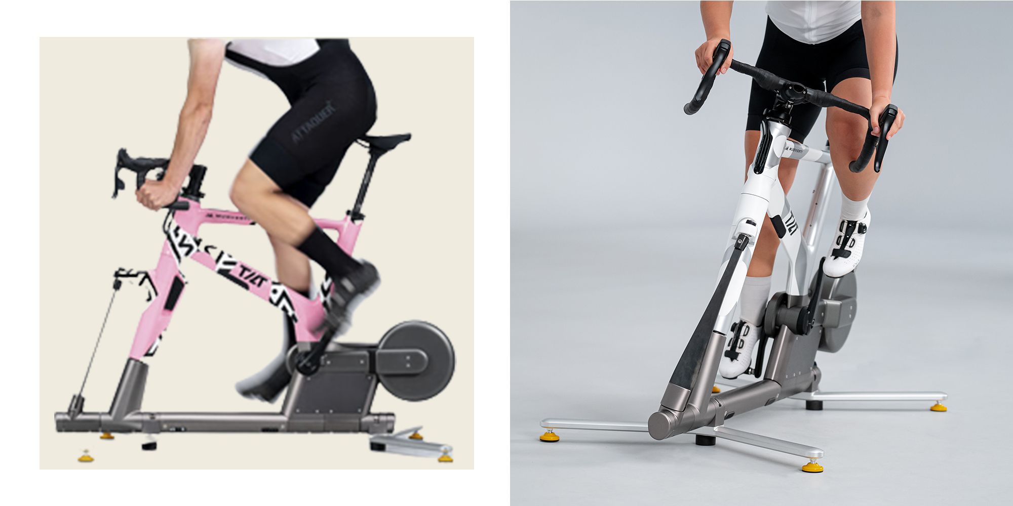 Tilting spin bike hot sale