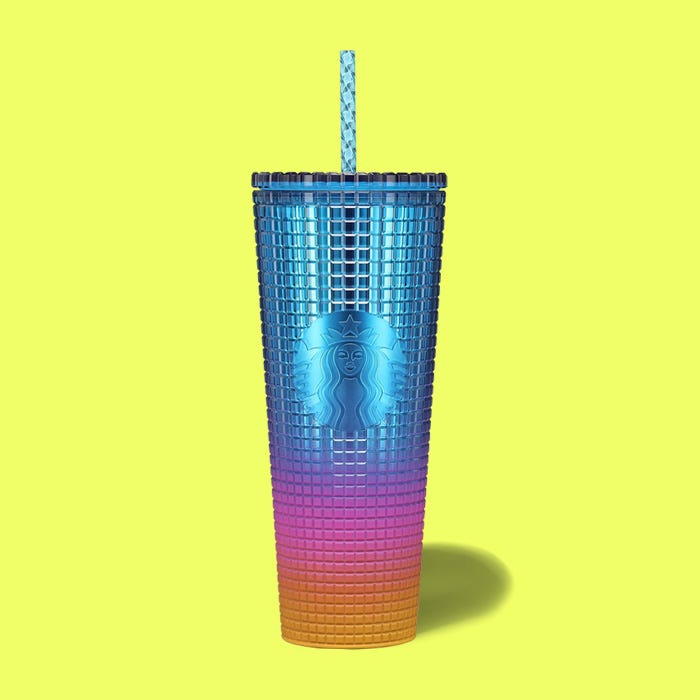 a new starbucks pride collection cup feature an ombré gradient design