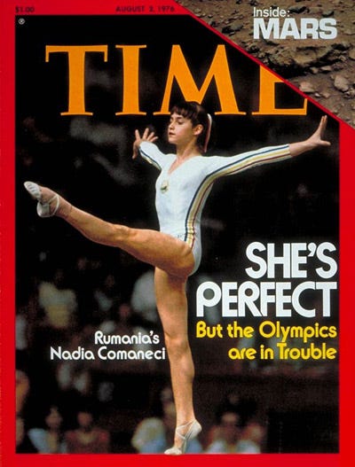 Hace Hace 45 Años Del 10 Perfecto De Nadia Comaneci En Montreal