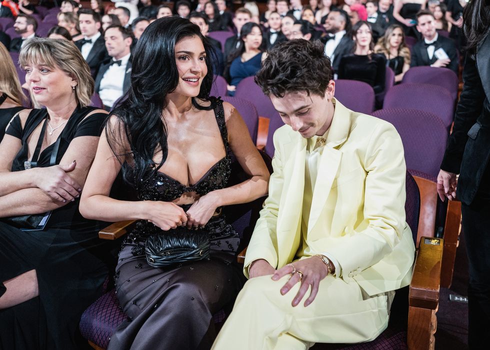Kylie Jenner e Timothée Chalamet agli Oscar 2025