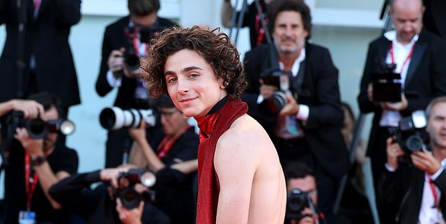 Timothée Chalamet Wore an Open-Back Jumpsuit to the Premiere of His  Cannibal Romance Movie—See Pics