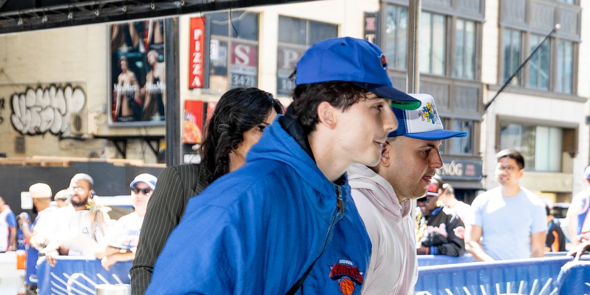Timothée Chalamet Game Day Fit Included Rick Owens High-Top Sneakers