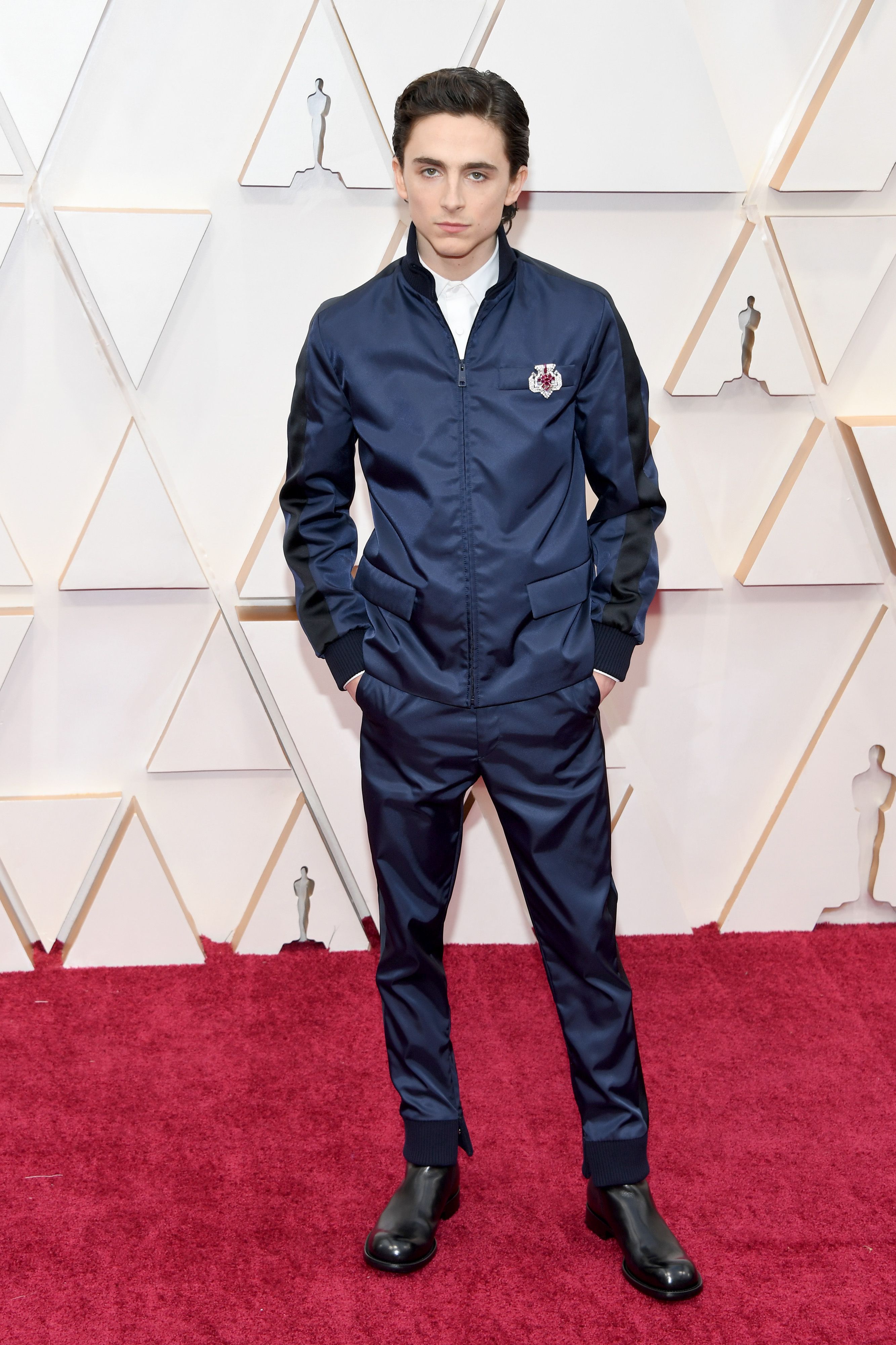 Timothée Chalamet Brought His Mom To The 2018 Oscars