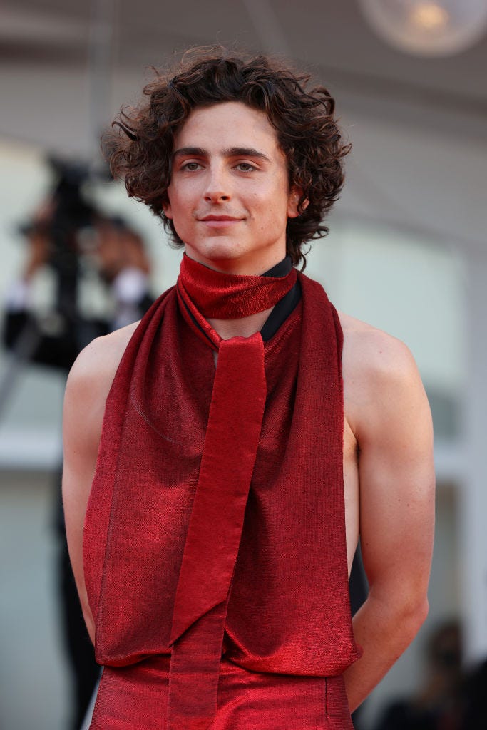 Timothée Chalamet Has Red Hair In New Movie Photos