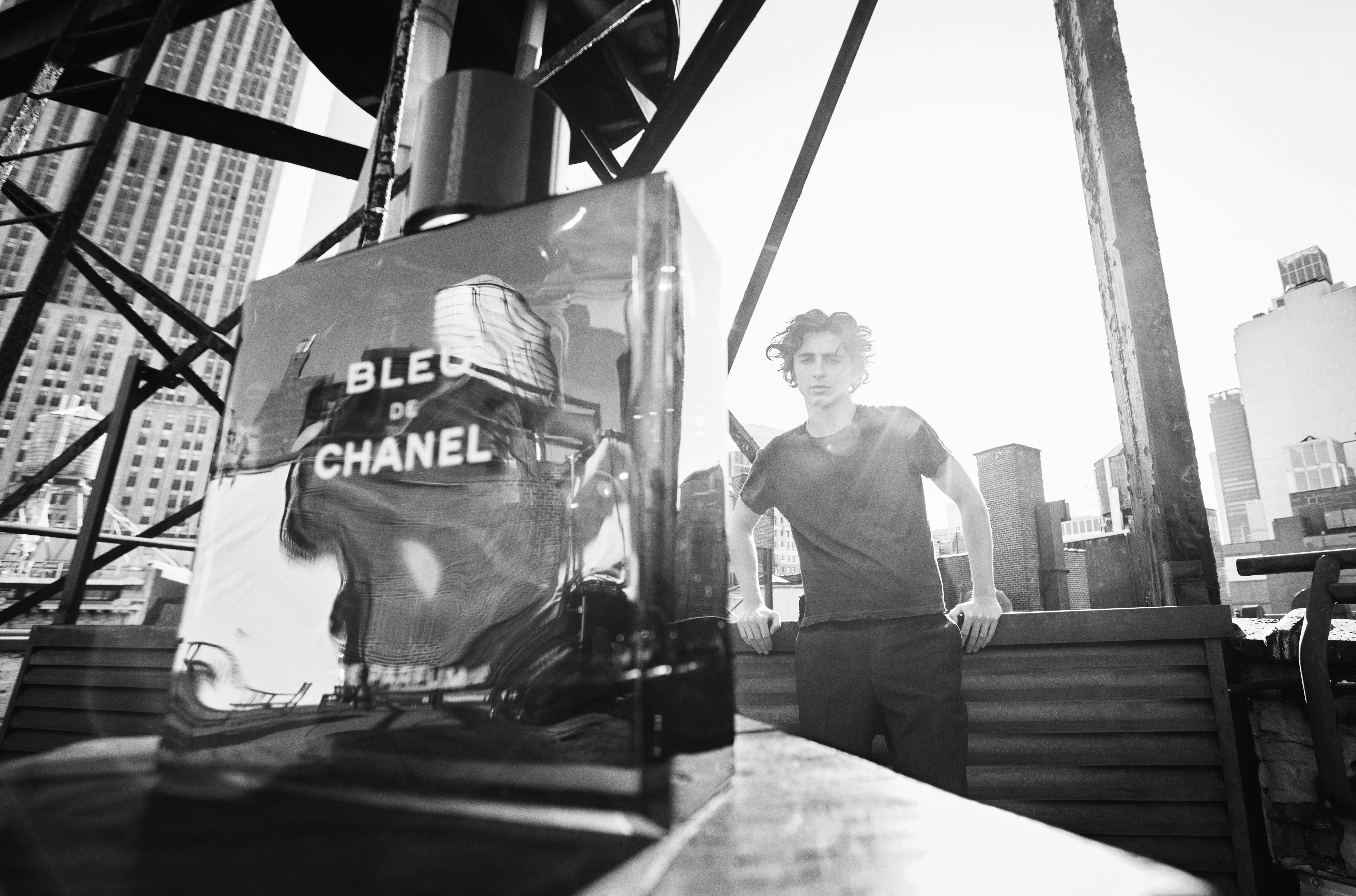 Timothée Chalamet, nuevo embajador del perfume Bleu de Chanel