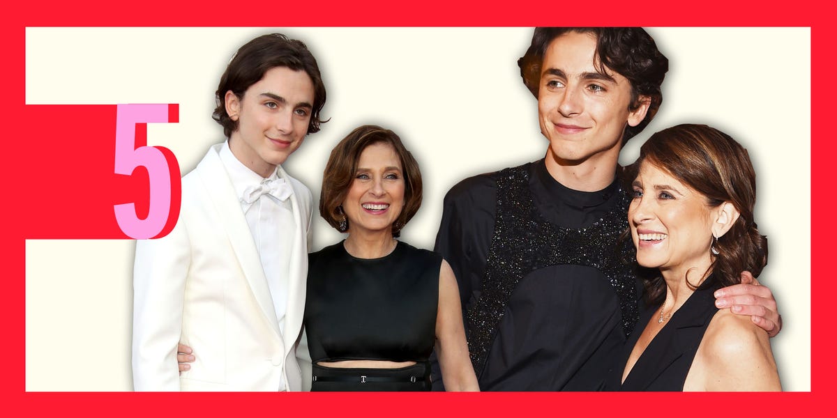 Timothée Chalamet sloot zijn naakte moeder eens per ongeluk buiten op het  balkon