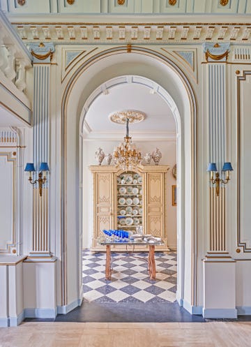 chateau de la chevallerie in the loire valley in france designed by timothy corrigan porcelain room