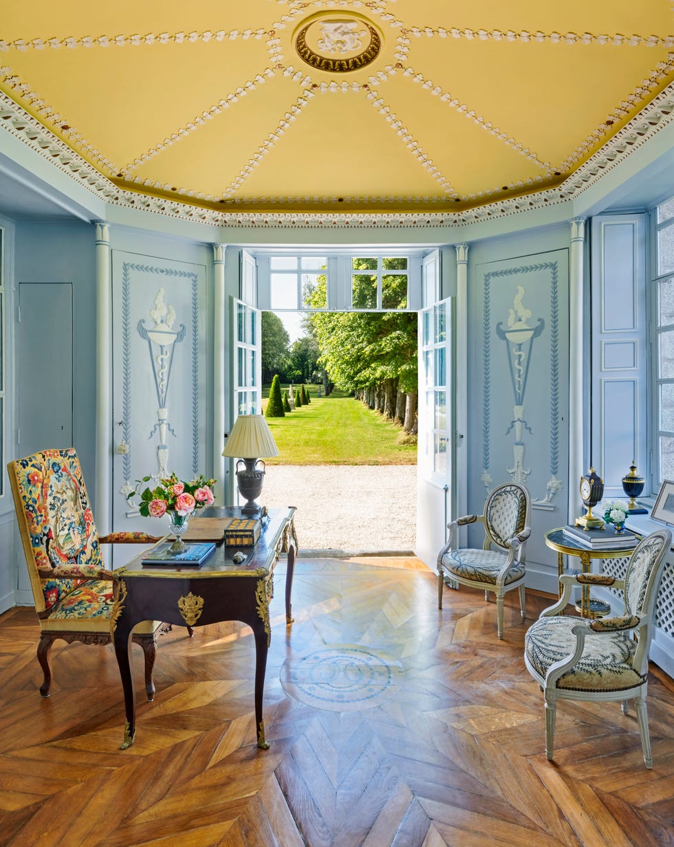 chateau de la chevallerie in the loire valley in france designed by timothy corrigan study