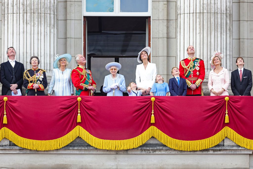 Princess Beatrice Wears Pearl Headband at Trooping the Colour 2022