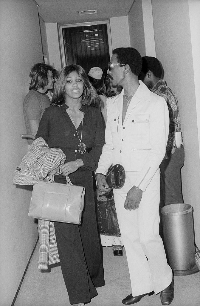 tina turner and ike turner backstage at the apollo theater