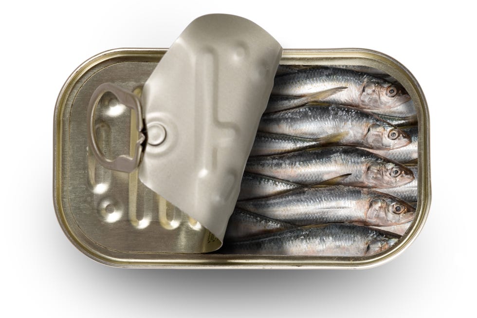 tinned sardines