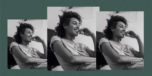 Photograph, Facial expression, Snapshot, Hairstyle, Fun, Black-and-white, Photography, Afro, Adaptation, Monochrome, 