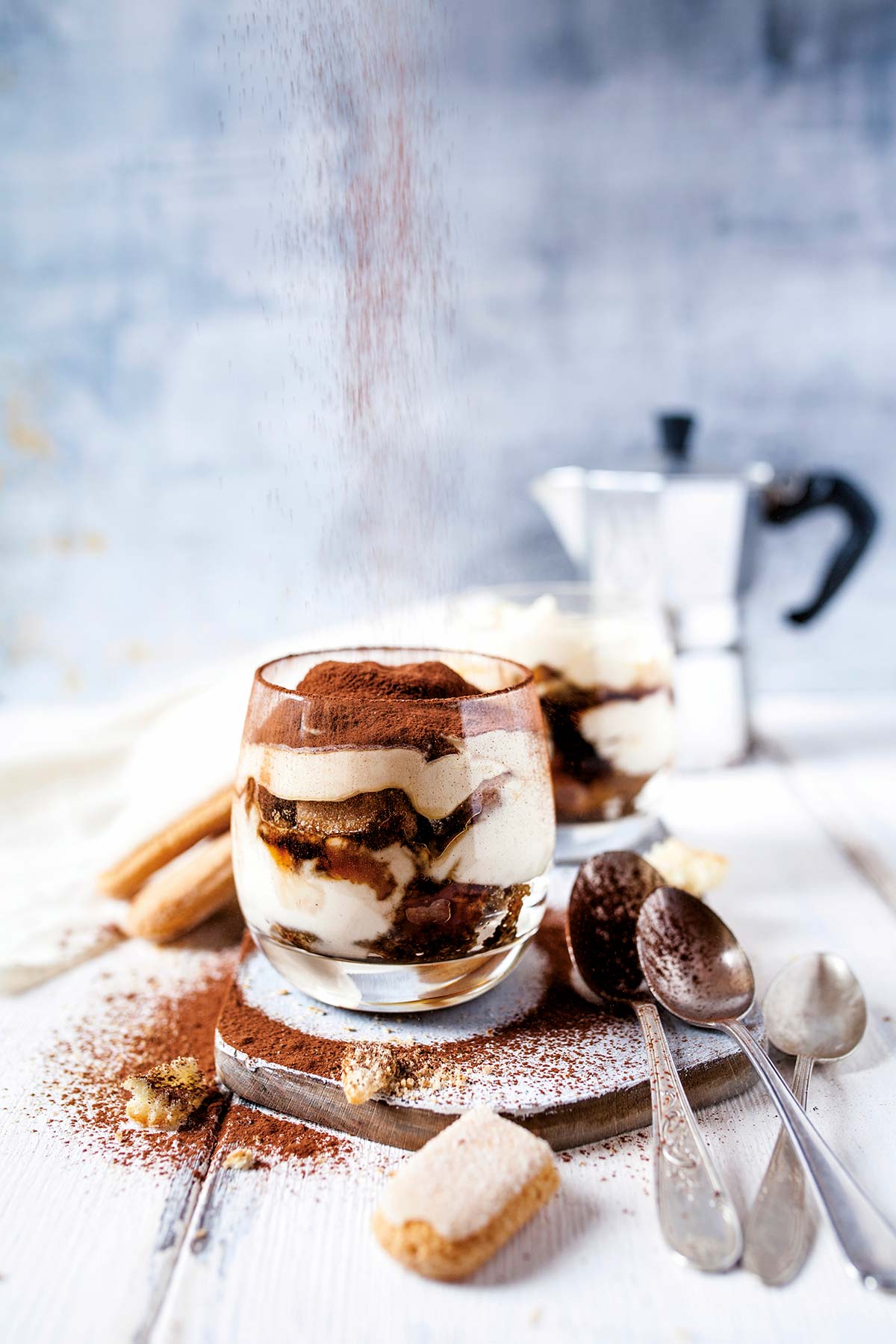 tiramisú clásico en vaso