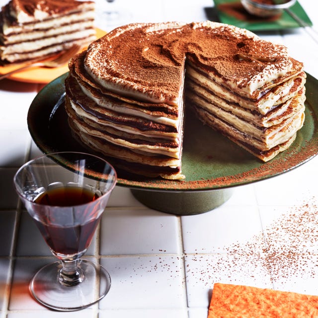 Tiramisu Crêpe Cake