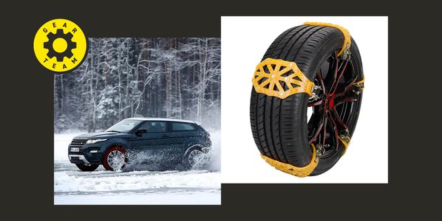 Upgraded Snow Chains for Cars, Emergency Anti Slip Tire Traction