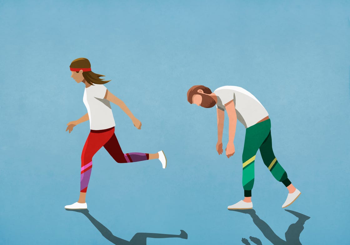 Run wife run. Арты передышка после бега. Go to Jogging illustration.