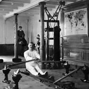 rms titanic, the gym, c 1912