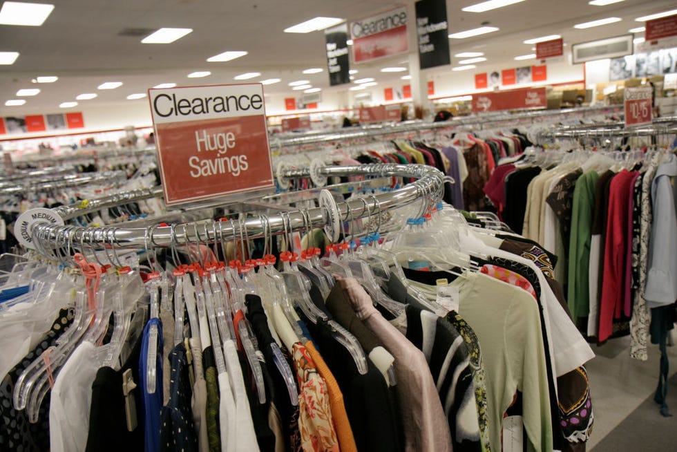 a clearance clothing rack at tjmaxx in miami photo by jeffrey greenberguniversal images group via getty images