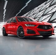 the 2021 acura tlx type s in studio